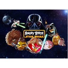 A4ABSW1 Vafa Angry birds Star Wars 30x20cm